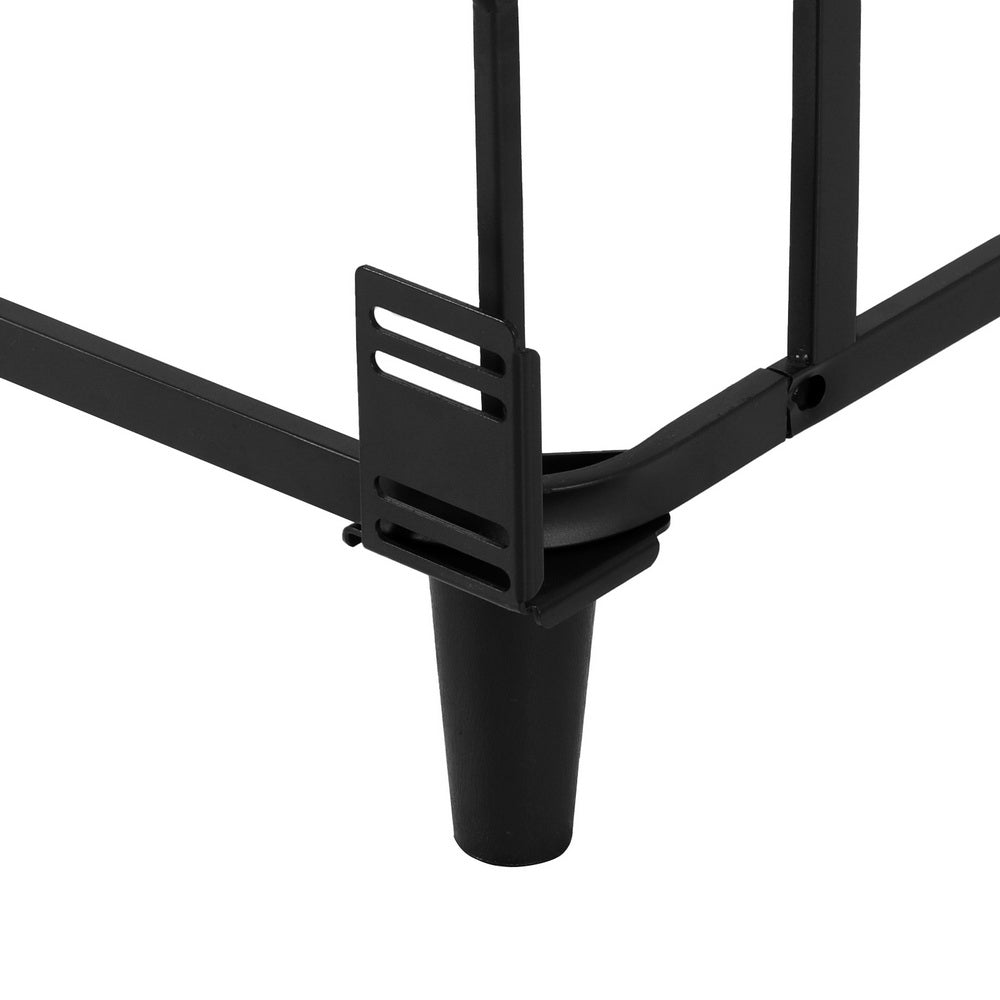 Bed Frame Double Size Metal Grey MASON By Artiss