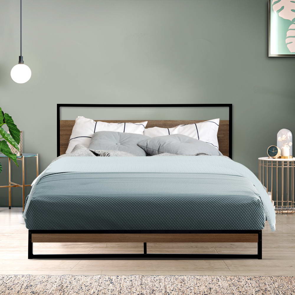 Bed Frame Double Size Metal Bed Frame DANE By Artiss