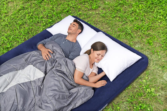 2.03m x 1.52m x 22cm Air Mattress Queen Inflatable Air Bed Indoor/Outdoor Heavy Duty Durable Camping By Bestway