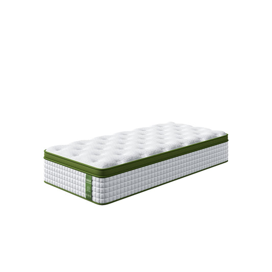 BedStory Single Mattress 34cm Medium - Hybrid Mattress for Pressure Relief Motion Isolation