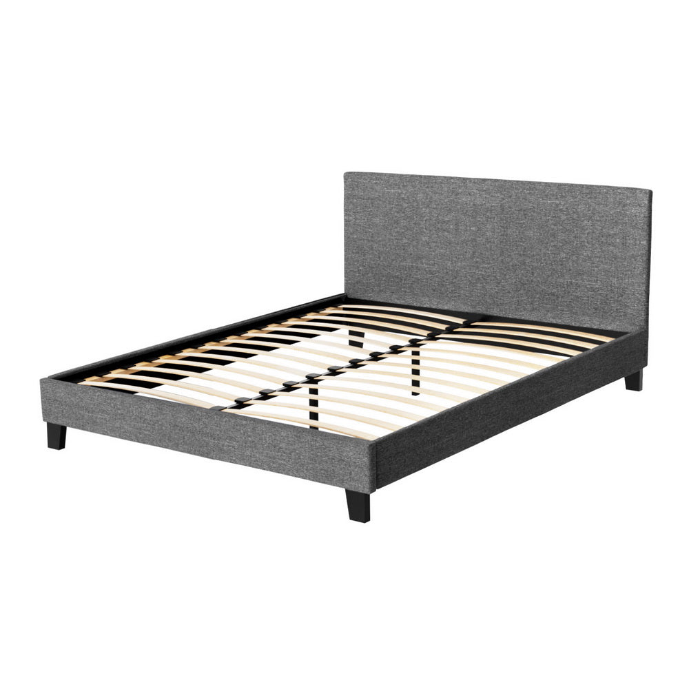 Bed Frame Queen Size Grey NEO By Artiss