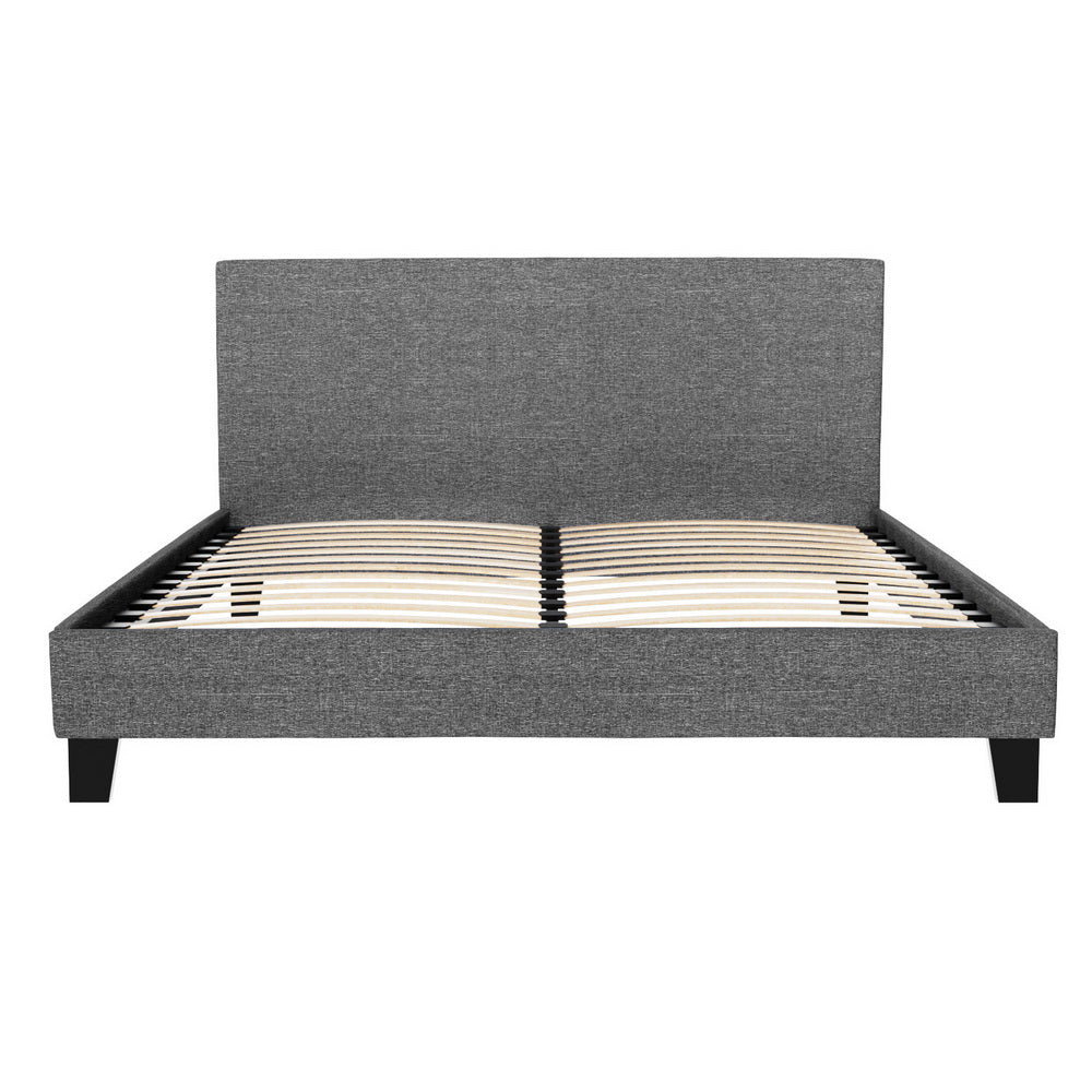 Bed Frame Queen Size Grey NEO By Artiss