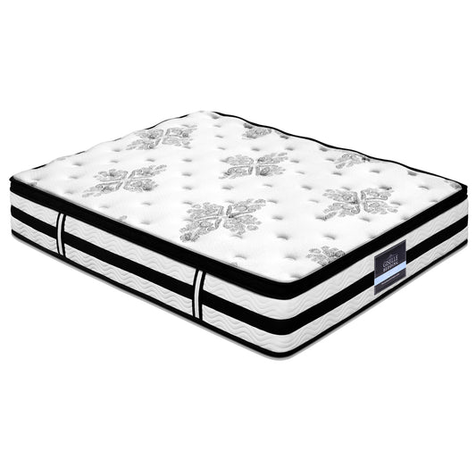 Bedding 34cm Mattress Euro Top Pocket Spring King By Giselle