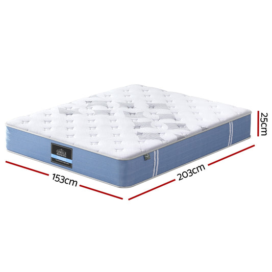 25cm Giselle Mattress Queen Bed Pocket Spring Mattresses