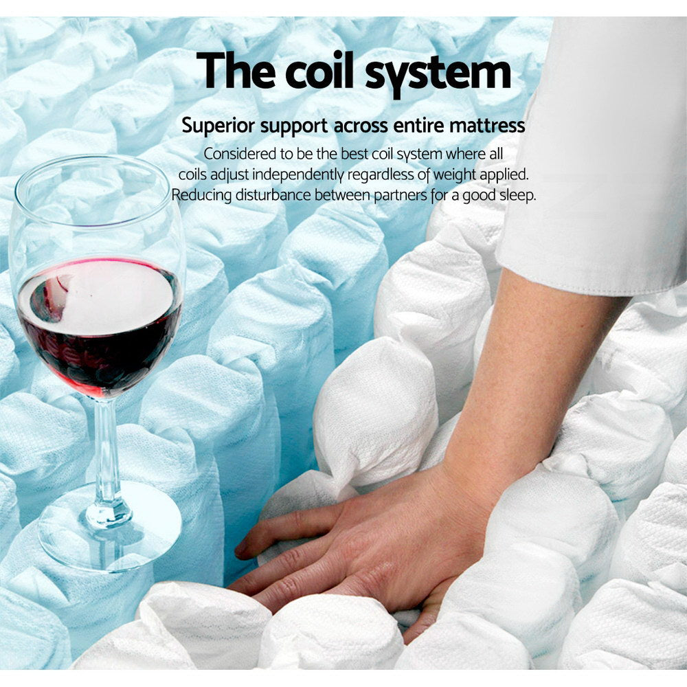 Bedding 30cm Mattress Medium Firm Queen By Giselle