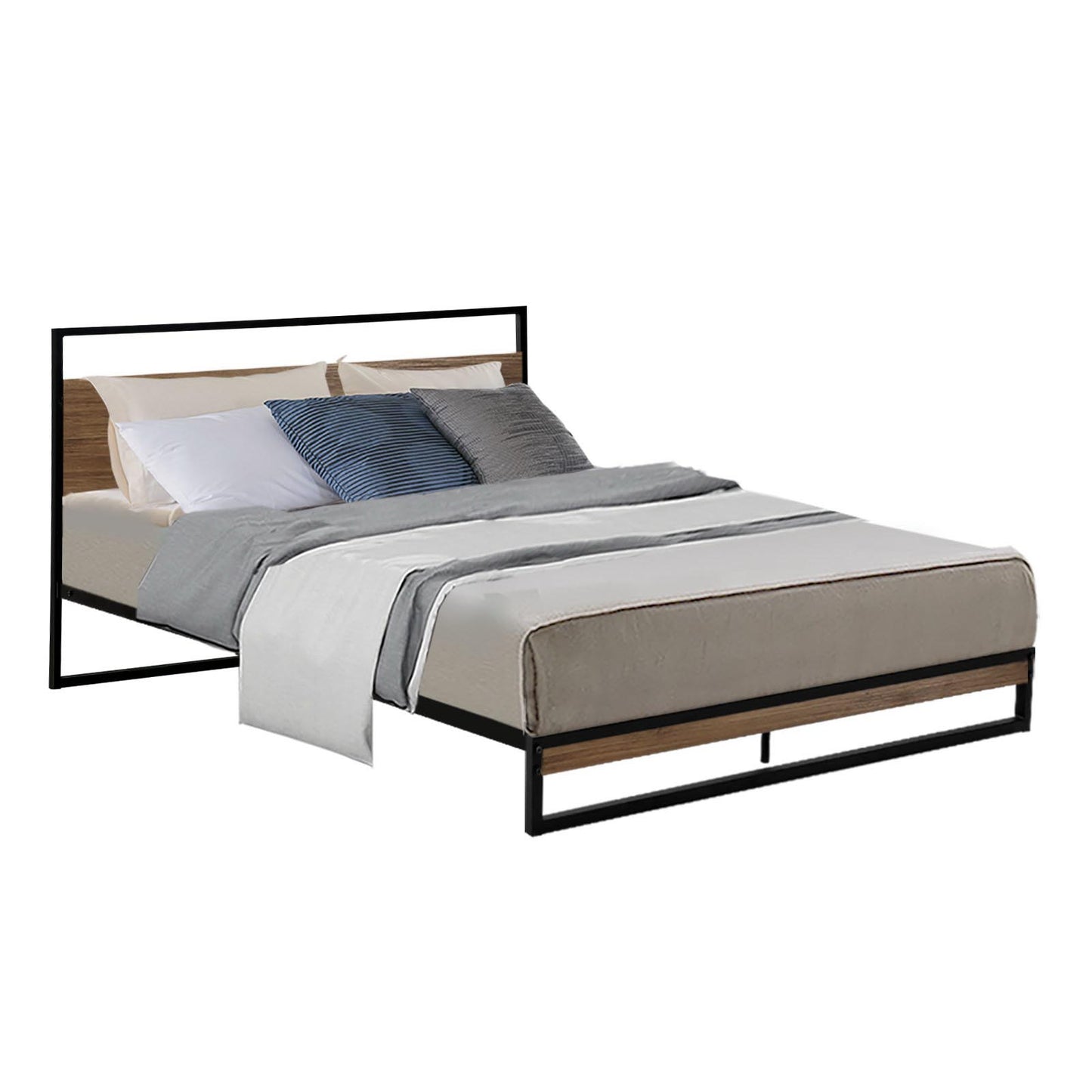 Bed Frame Double Size Metal Bed Frame DANE By Artiss