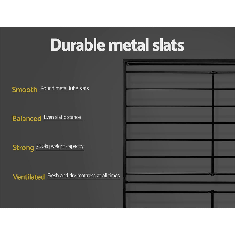 Bed Frame Double Size Metal Bed Frame DANE By Artiss
