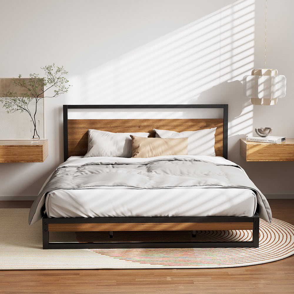 Bed Frame King Size Metal Bed Frame DANE By Artiss