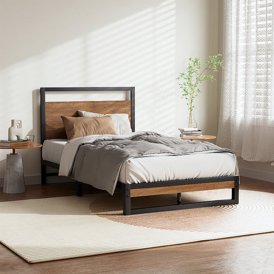 Bed Frame Single Size Metal Bed Frame DANE By Artiss
