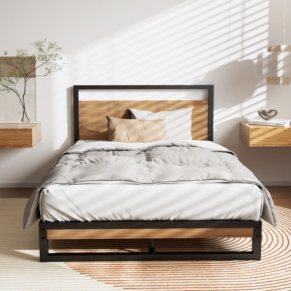 Bed Frame Single Size Metal Bed Frame DANE By Artiss