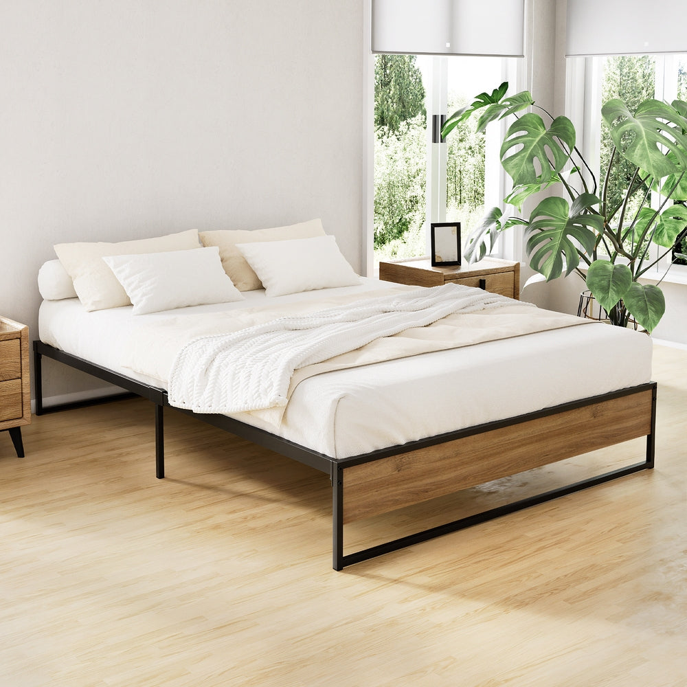 Bed Frame Metal Bed Frame Bed Base OSLO - Double By Artiss