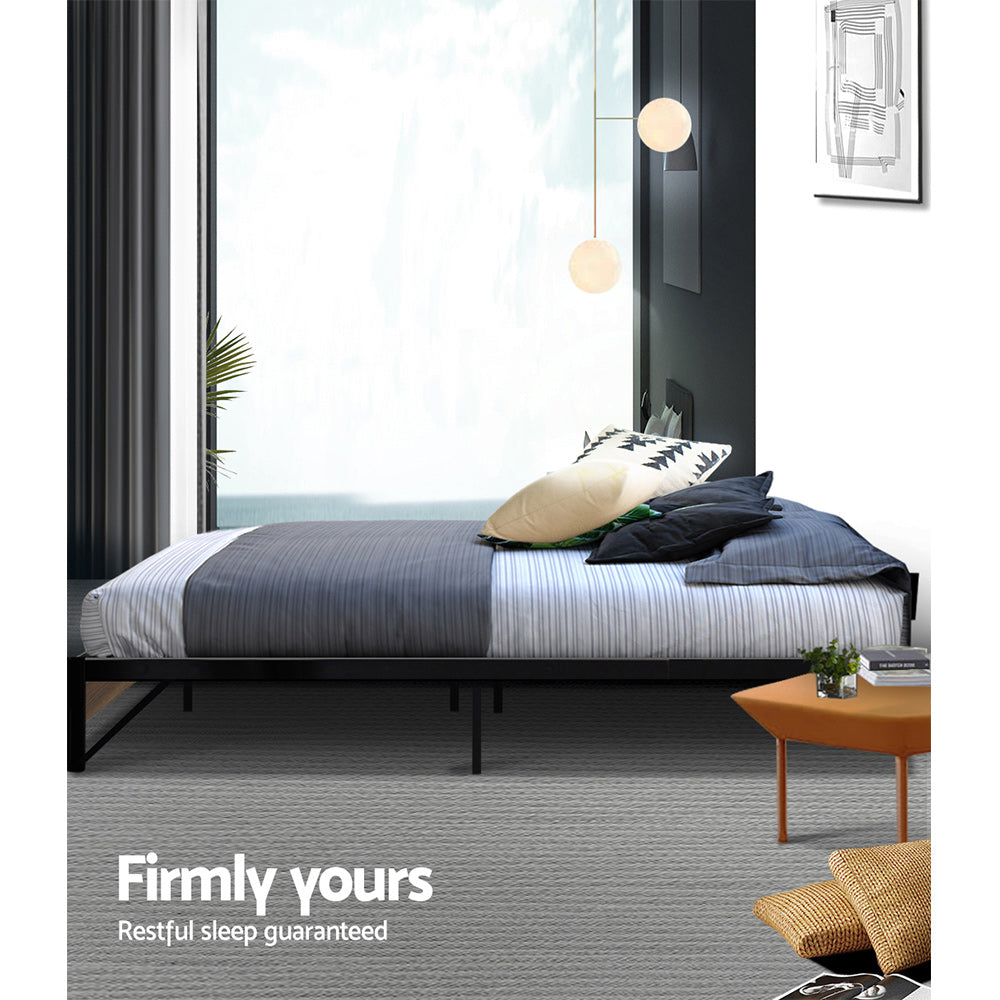 Bed Frame Metal Bed Frame Bed Base OSLO - King Single By Artiss