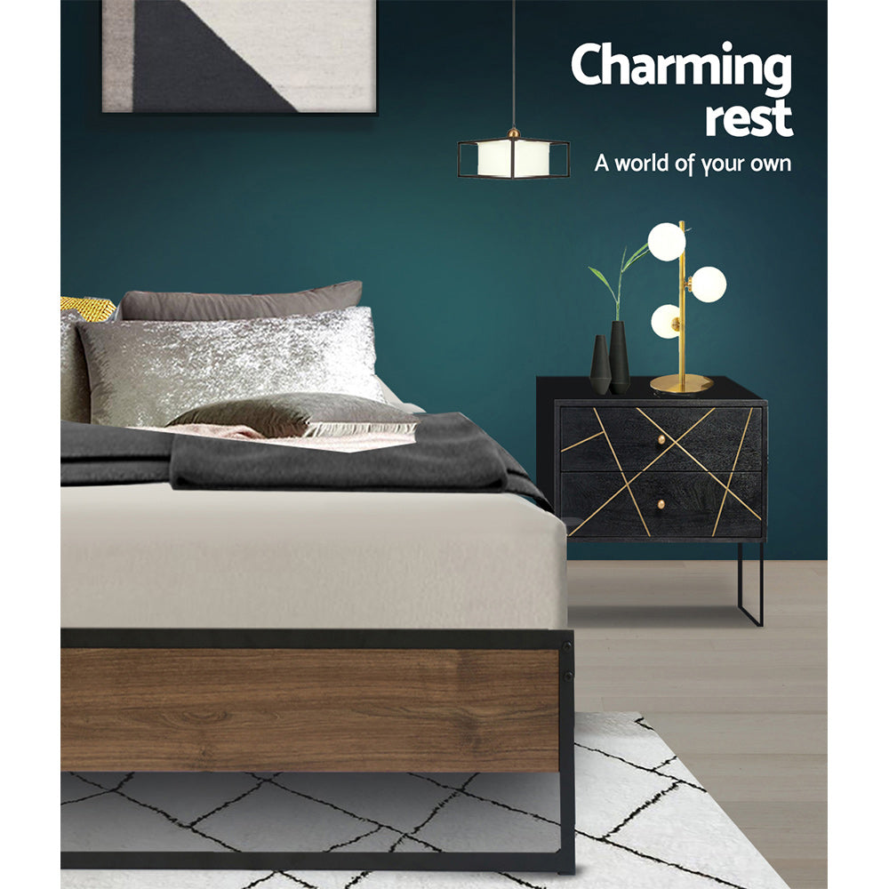 Bed Frame Metal Bed Frame Bed Base OSLO - Single By Artiss