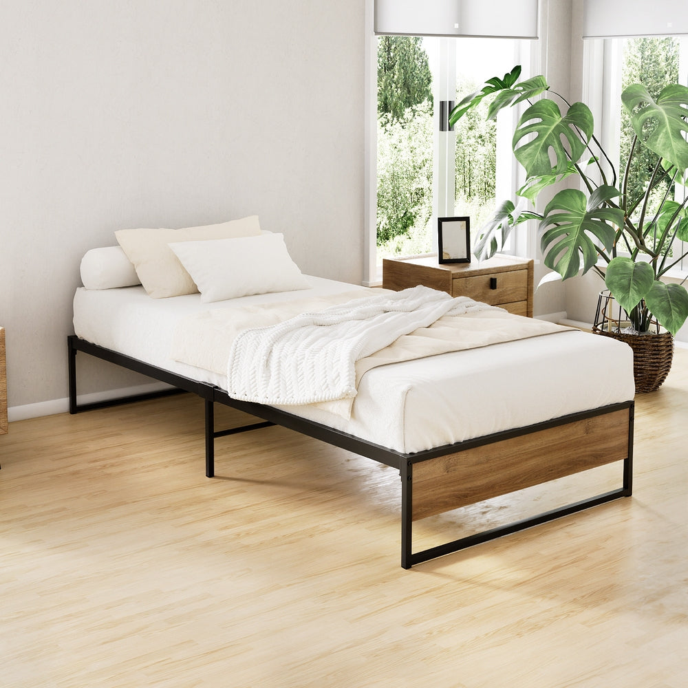Bed Frame Metal Bed Frame Bed Base OSLO - Single By Artiss