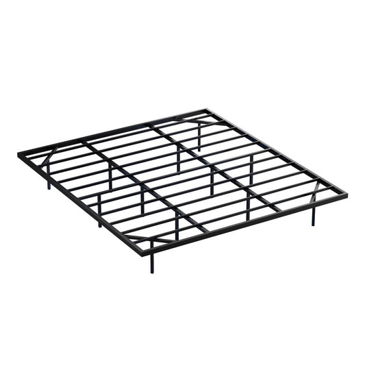 King Bed Frame,Floating Metal Bed Frame with Smart LED Lights - Sturdy Metal Platform Bed Base, Silent Design, Tool-Free Assembly, 300KG Capacity for Home/Hotel/Master Bedroom By Artiss