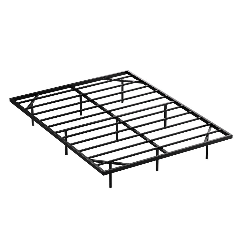 Queen Bed Frame,Floating Metal Bed Frame with Smart LED Lights - Sturdy Metal Platform Bed Base, Silent Design, Tool-Free Assembly, 300KG Capacity for Home/Hotel/Master Bedroom? By Artiss