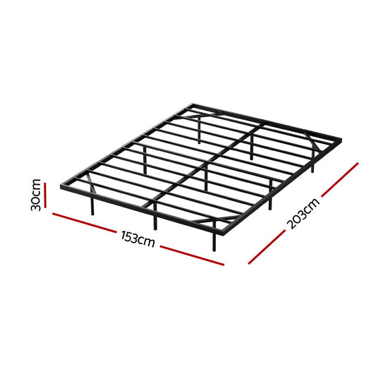 Queen Bed Frame,Floating Metal Bed Frame with Smart LED Lights - Sturdy Metal Platform Bed Base, Silent Design, Tool-Free Assembly, 300KG Capacity for Home/Hotel/Master Bedroom? By Artiss