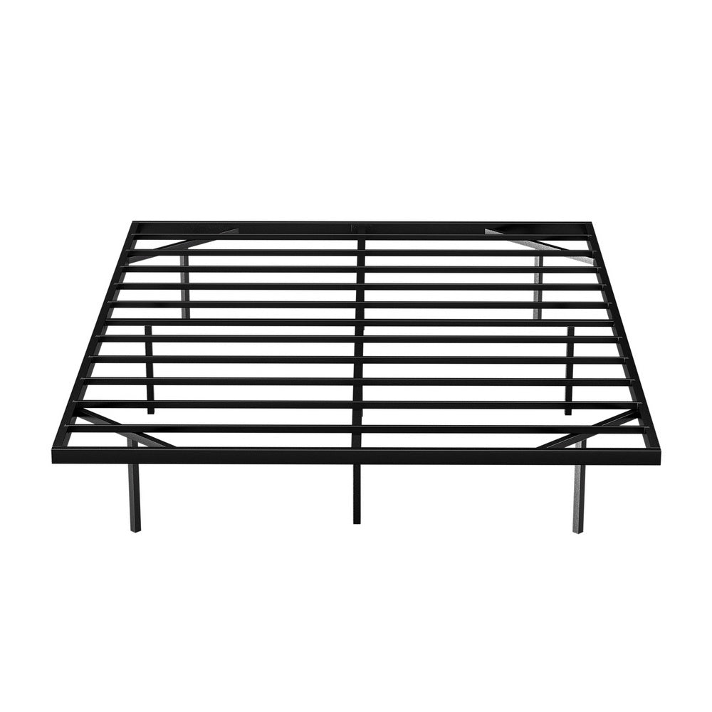 Queen Bed Frame,Floating Metal Bed Frame with Smart LED Lights - Sturdy Metal Platform Bed Base, Silent Design, Tool-Free Assembly, 300KG Capacity for Home/Hotel/Master Bedroom? By Artiss