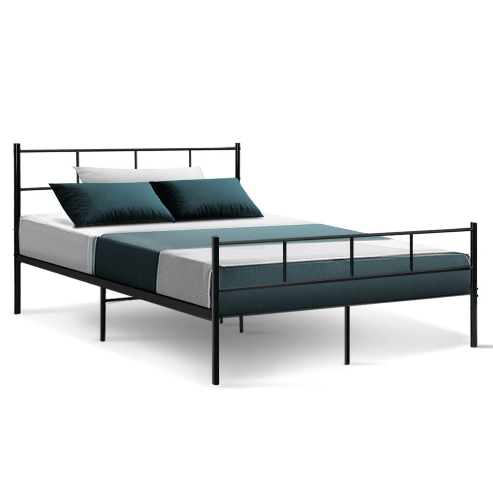 Bed Frame Double Metal Bed Frame SOL By Artiss