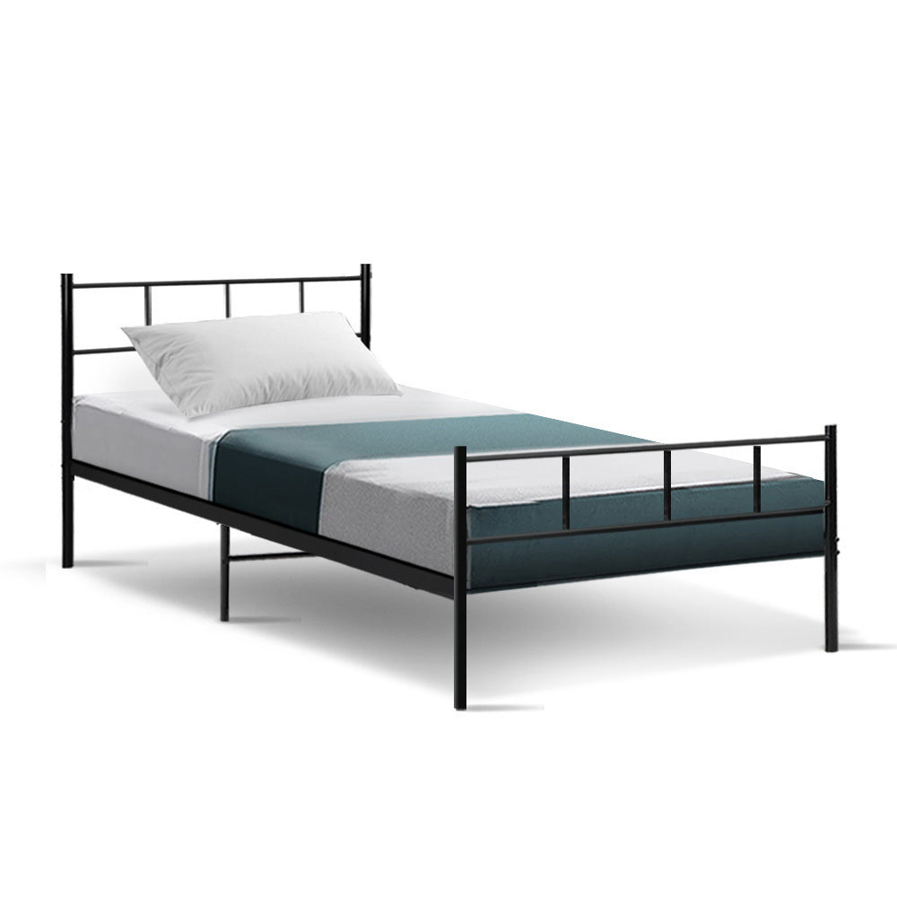 Bed Frame Single Metal Bed Frame SOL By Artiss