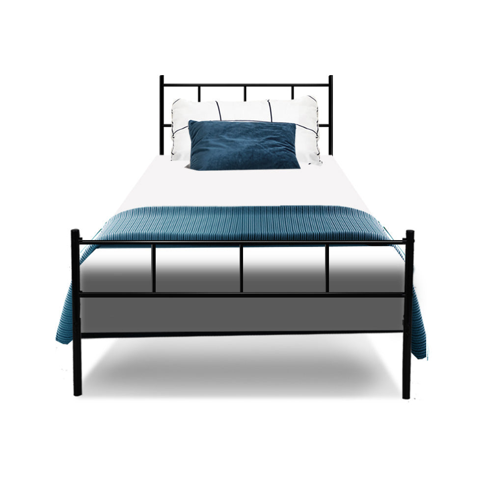Bed Frame Single Metal Bed Frame SOL By Artiss