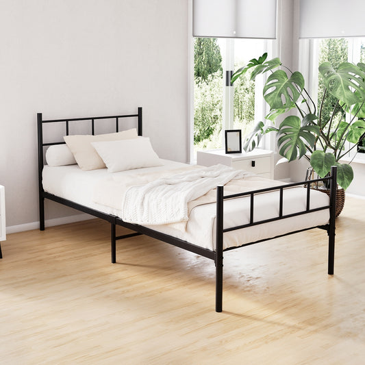 Bed Frame Single Metal Bed Frame SOL By Artiss