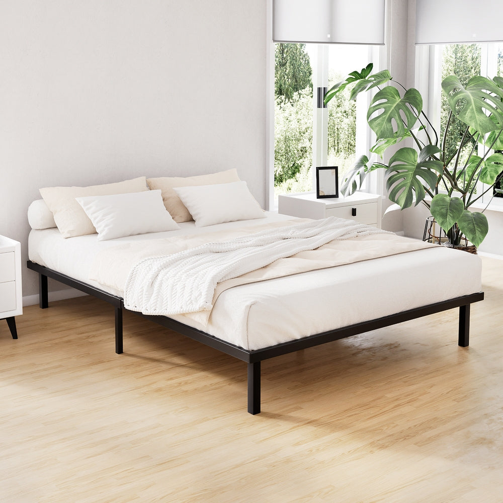 Bed Frame Double Size Metal Bed Frame TED By Artiss
