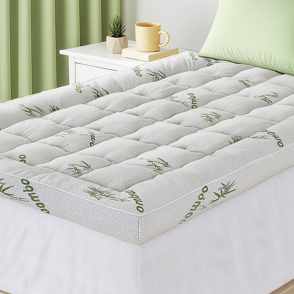 Giselle Mattress Topper 11cm Pillowtop toppers Bamboo King Single