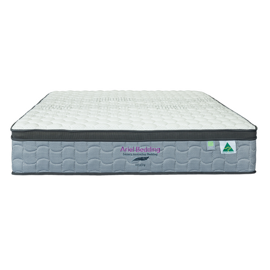 Vitality Mattress - 5 Zoned Pocket Spring Mattress - Medium/Firm - KING SINGLE By Ariel