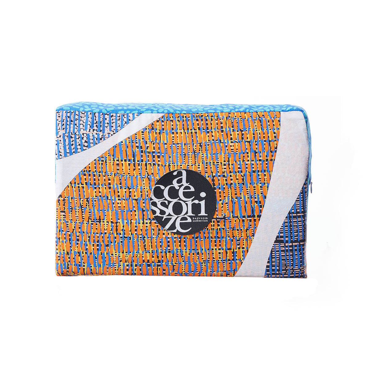 Accessorize Sorrel White Cotton Foliage Quilt Cover Set Queen