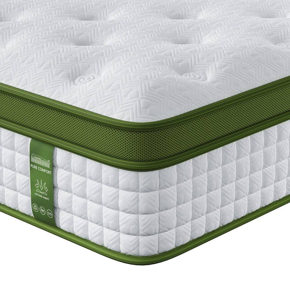 BedStory Single Mattress 30cm Medium Firm - Hybrid Mattress for Pressure Relief & Motion Isolation