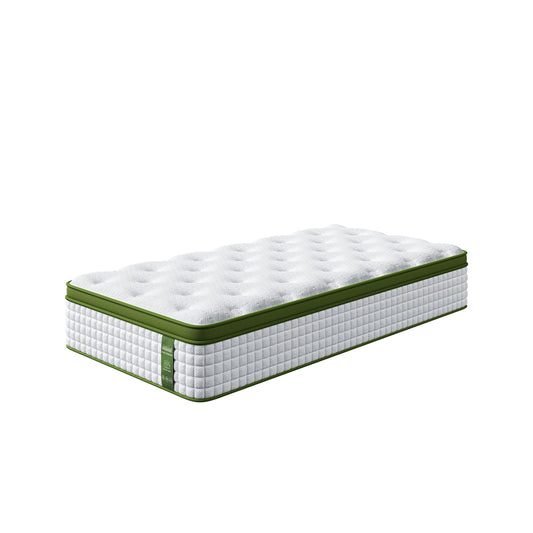 BedStory King Single Mattress 34cm Medium - Hybrid Mattress for Pressure Relief Motion Isolation